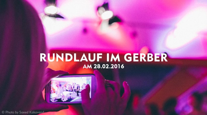 Wandgestaltung Key Visual Rundlauf im Gerber Stuttgart