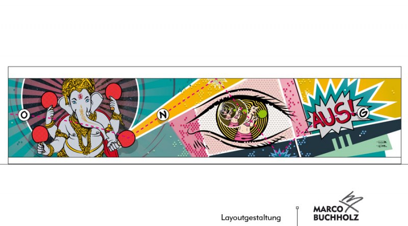 Raumgestaltung Interior Wandgestaltung und Montage für Event und Messe Veranstaltungen