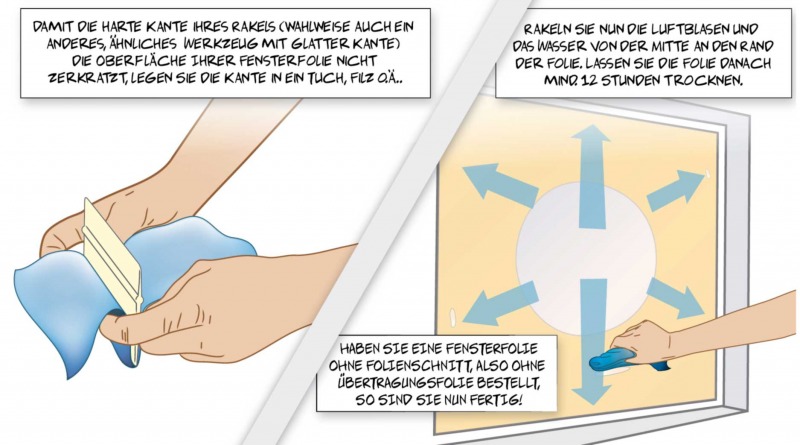 Colorfol Verklebeanleitung Nassverklebung Schritt 6