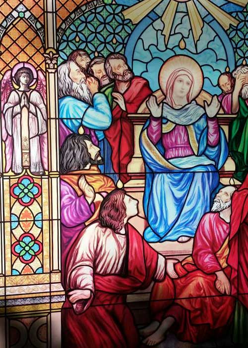 Fensterdekor Kategorie Buntglasdekor glory