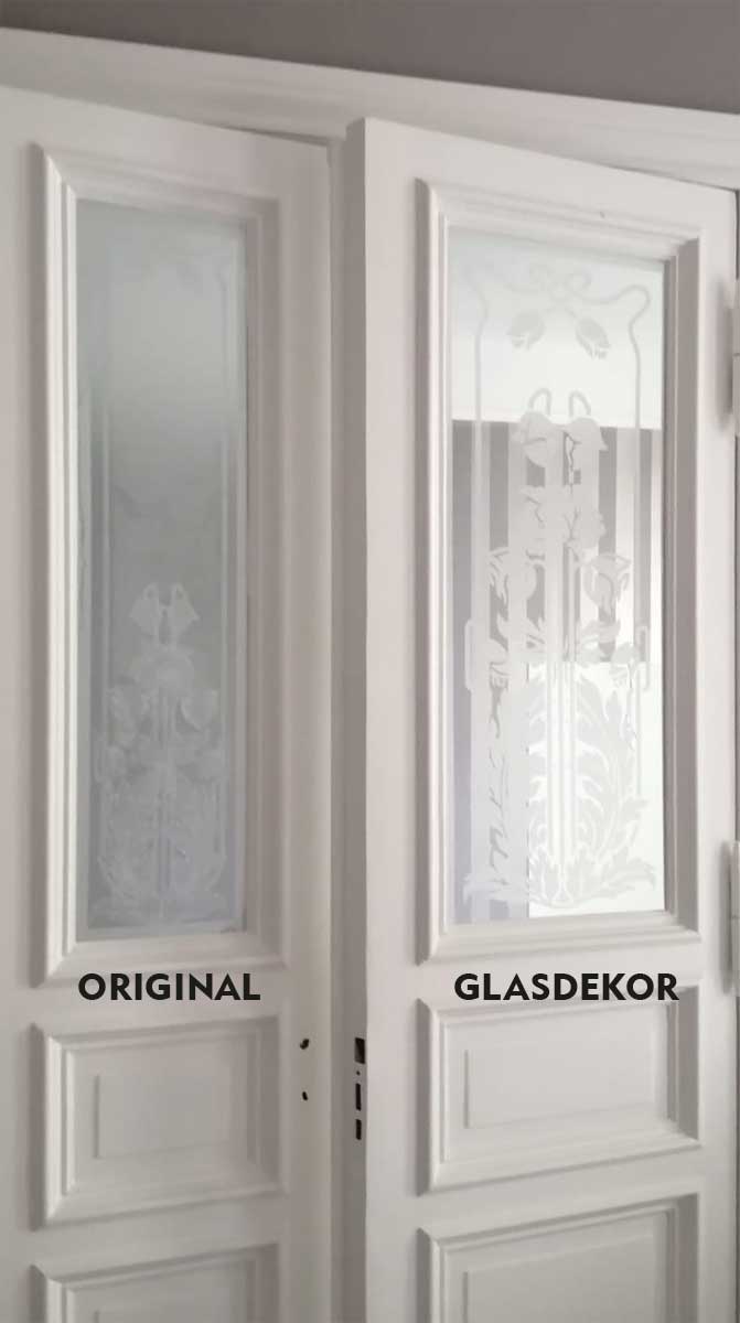 florales Jugendstildekor