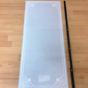 Glasdekor Rest 362x950