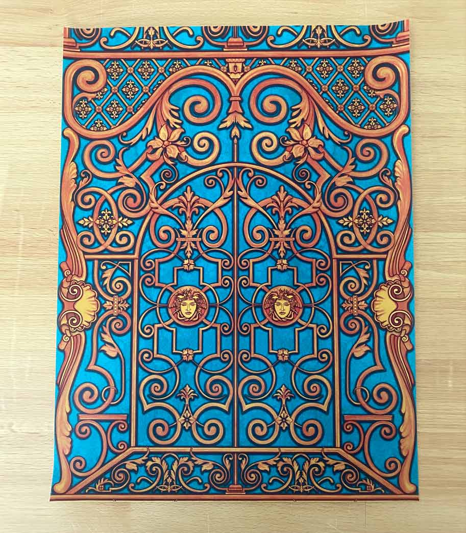 Buntglasfenster Folie 362x485 Restbestand