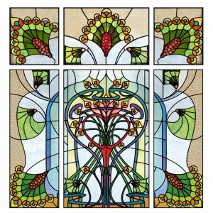 Jugendstil Fensterfolie